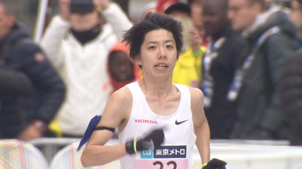 東京マラソンに参加する設楽悠太選手

