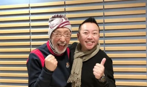 ニッポン放送 『10年ぶりに復活！テリーとたい平のってけラジオ』 の（左から）テリー伊藤と林家たい平