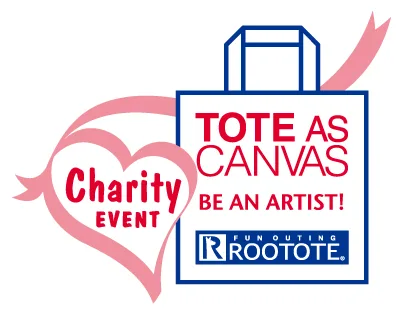 ROOTOTEのチャリティーイベントのロゴ