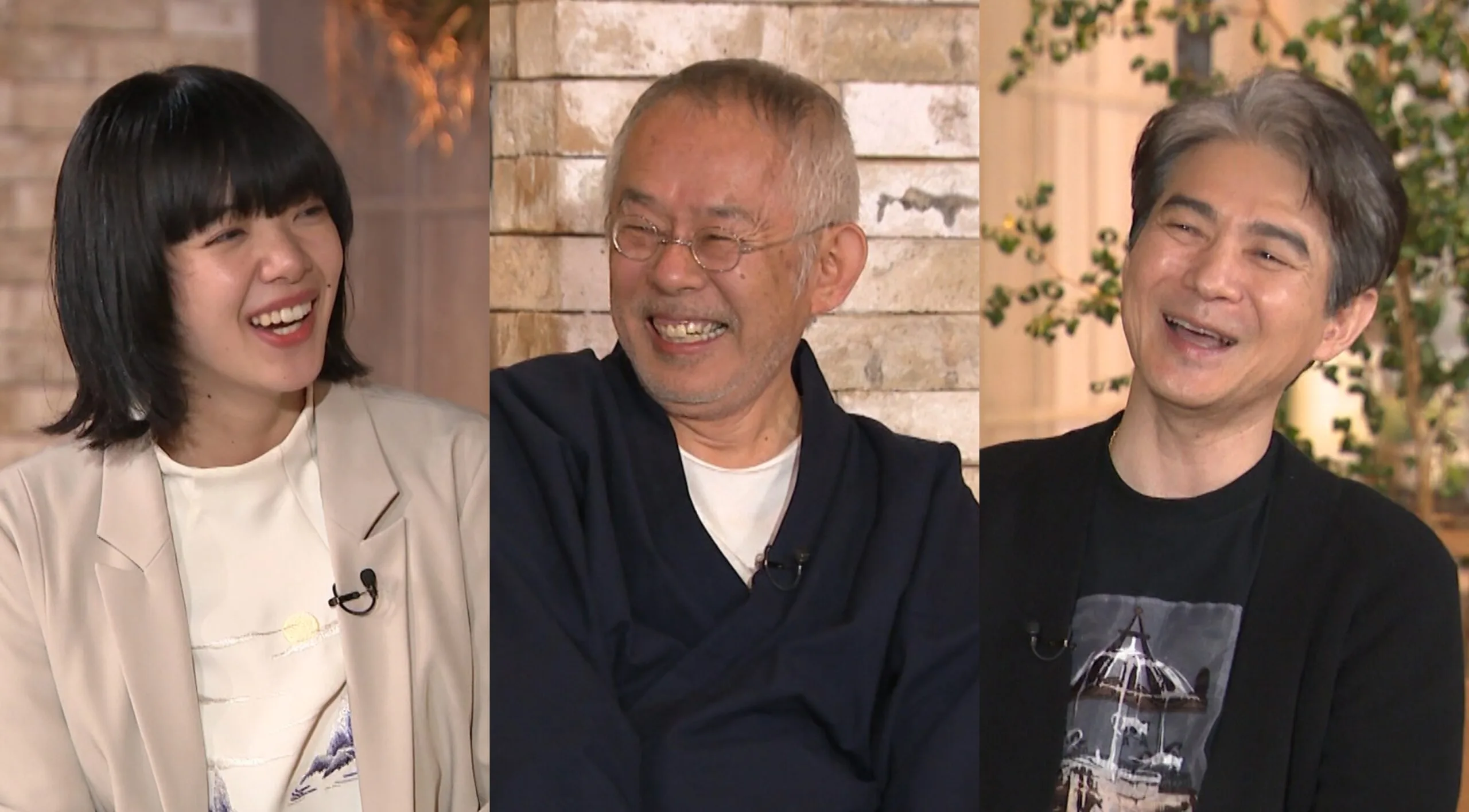 『ボクらの時代』に出演する（左から）あいみょん、鈴木敏夫、吉岡秀隆
