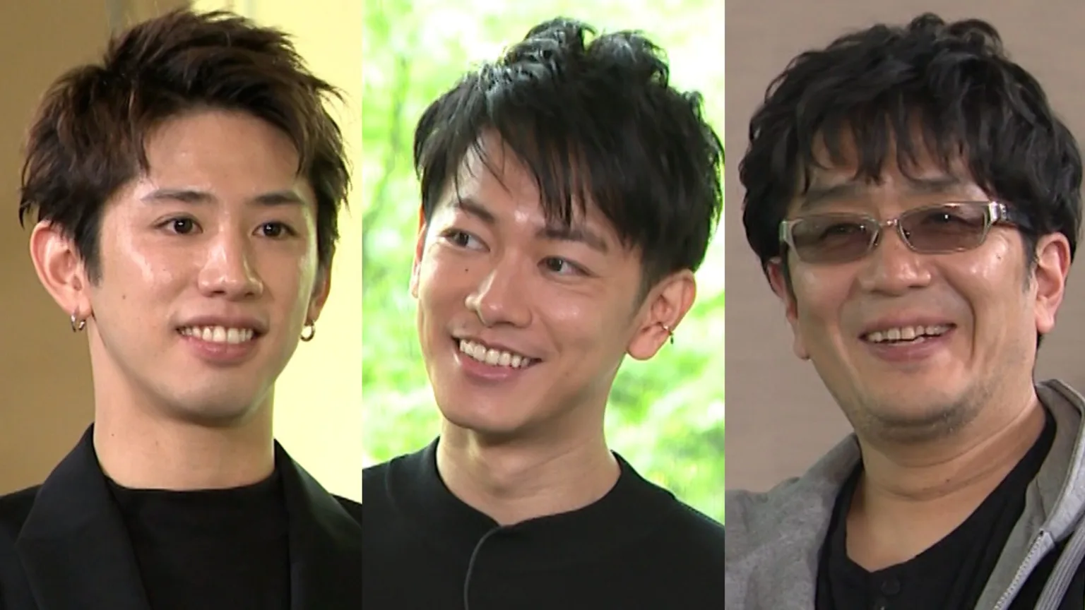 『ボクらの時代』に出演する（左から）Taka、佐藤健、大友啓史監督