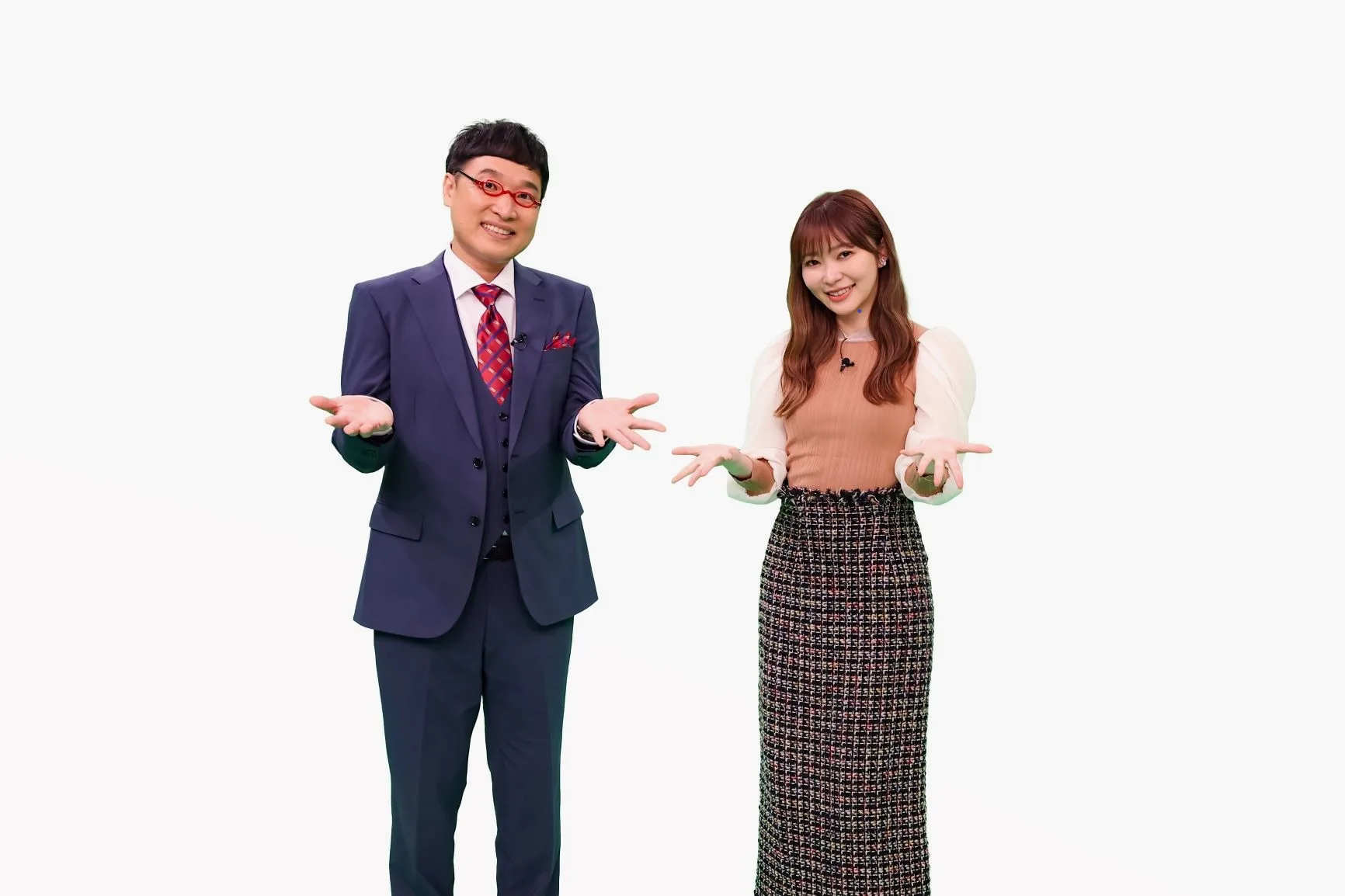 『ウチの町では大ニュース』のMCを務める（左から）山里亮太、指原莉乃