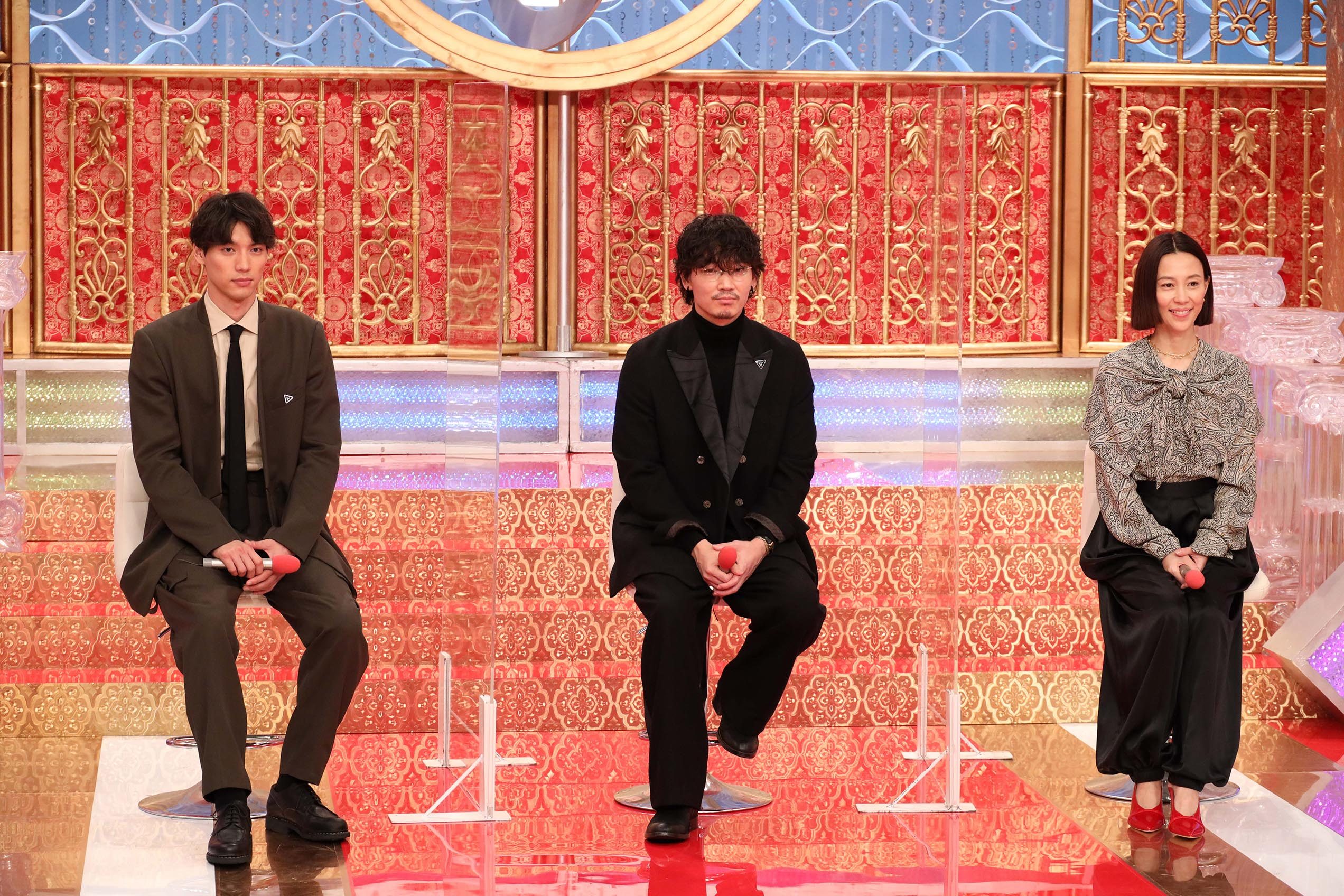 『FNSドラマ対抗 お宝映像アワード』の（左から）福士蒼汰、綾野剛、木村佳乃