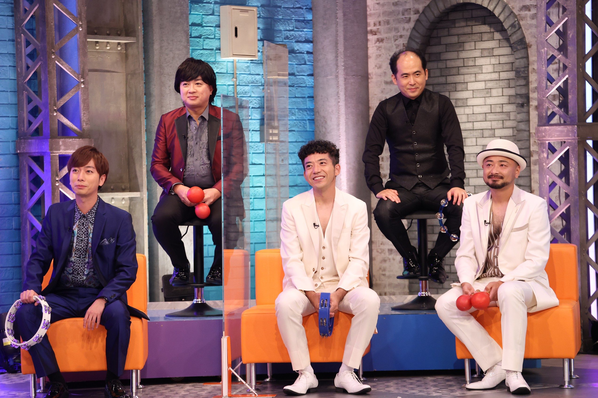 『新しいカギ2週連続2時間SP』の（上段左から）松尾駿、斎藤司（下段左から）河合郁人、どぶろっく