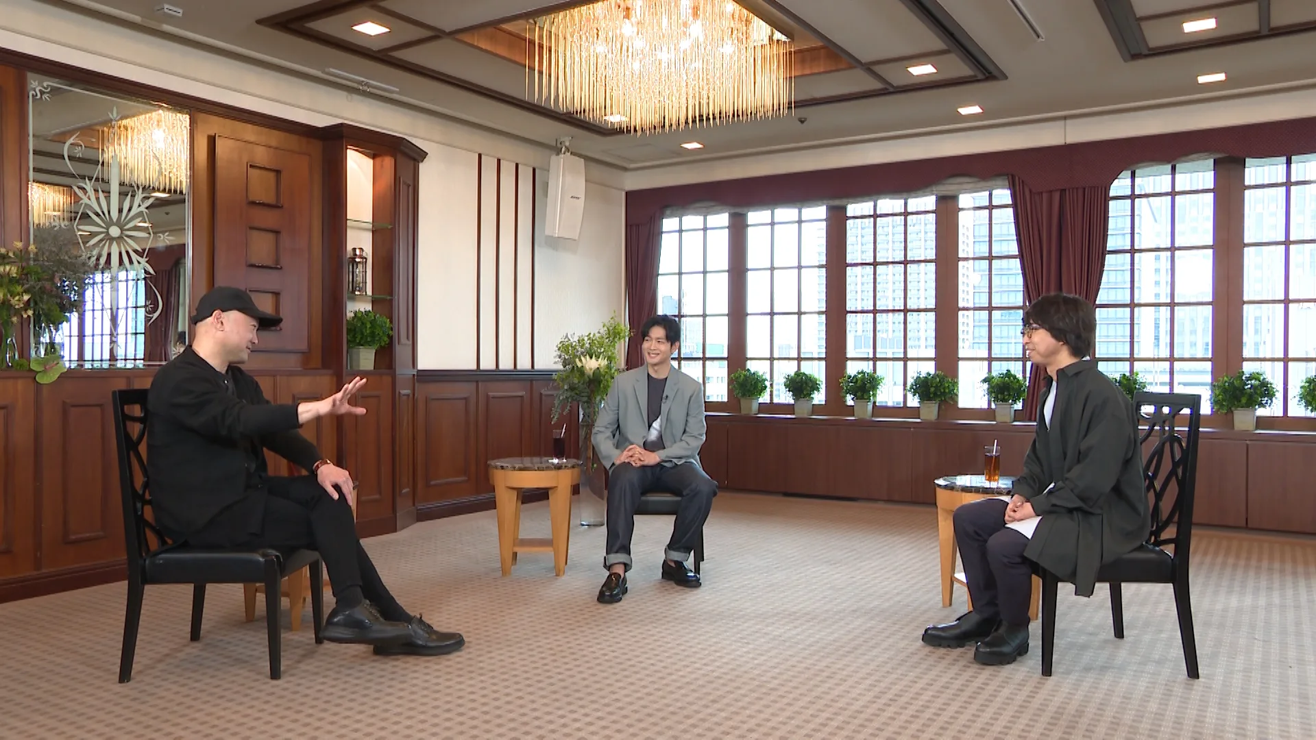 『ボクらの時代』に出演する（左から）内田英治監督、松下洸平、橋口洋平