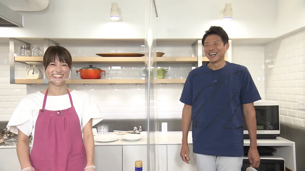 左から）料理家・もあいかすみさん、松岡修造さん