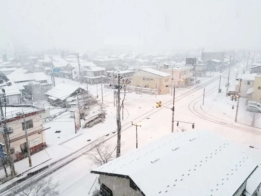 “寒の戻り”では、積雪にも注意（写真は福島県の会津地方）
