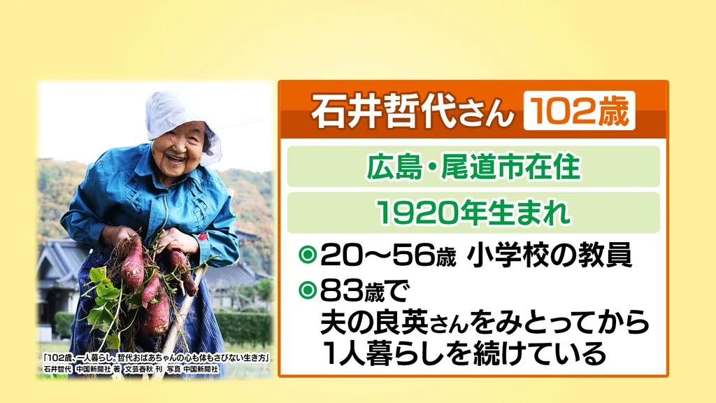 102歳の石井哲代さん
