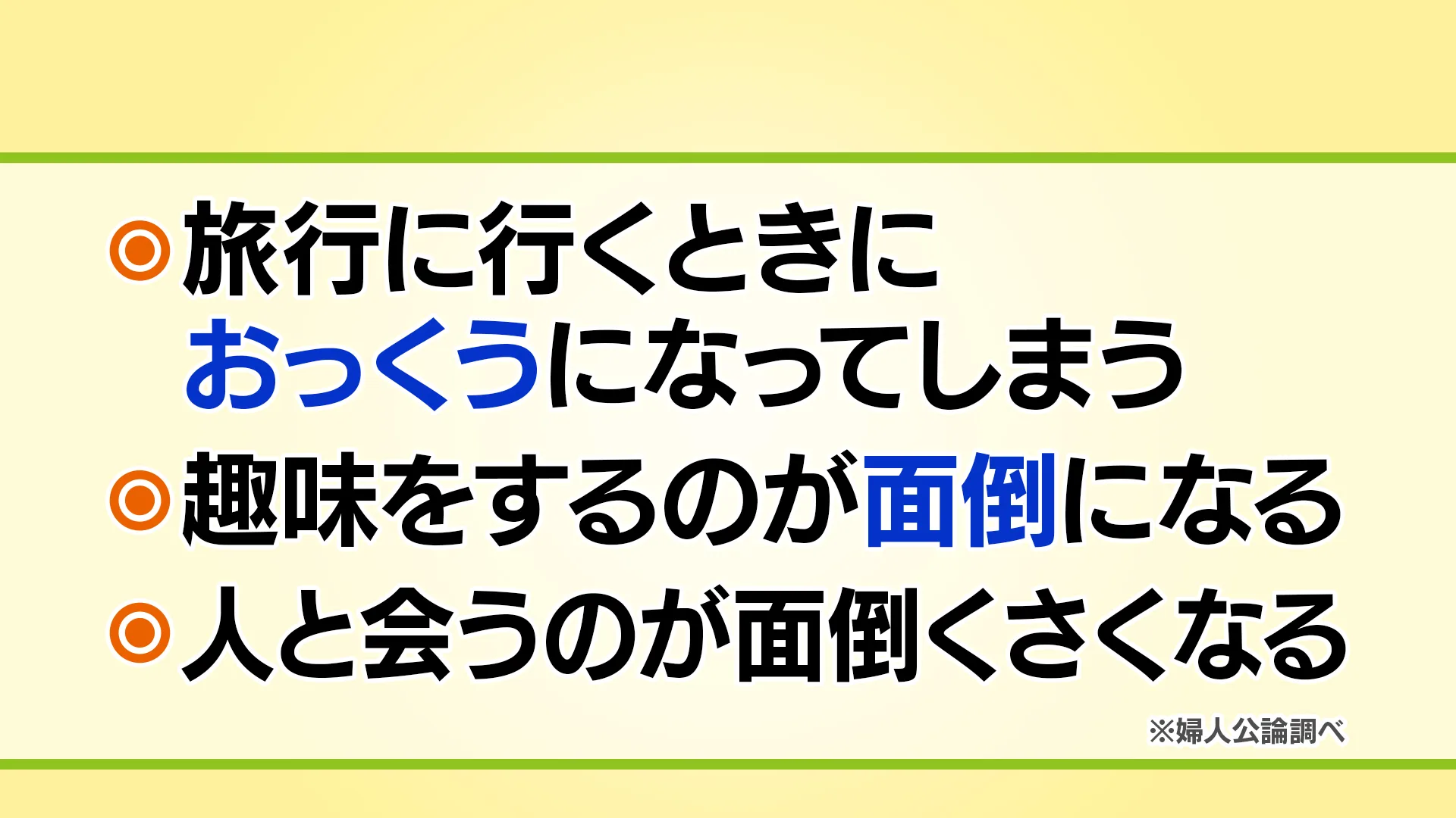 婦人公論に寄せられる悩み