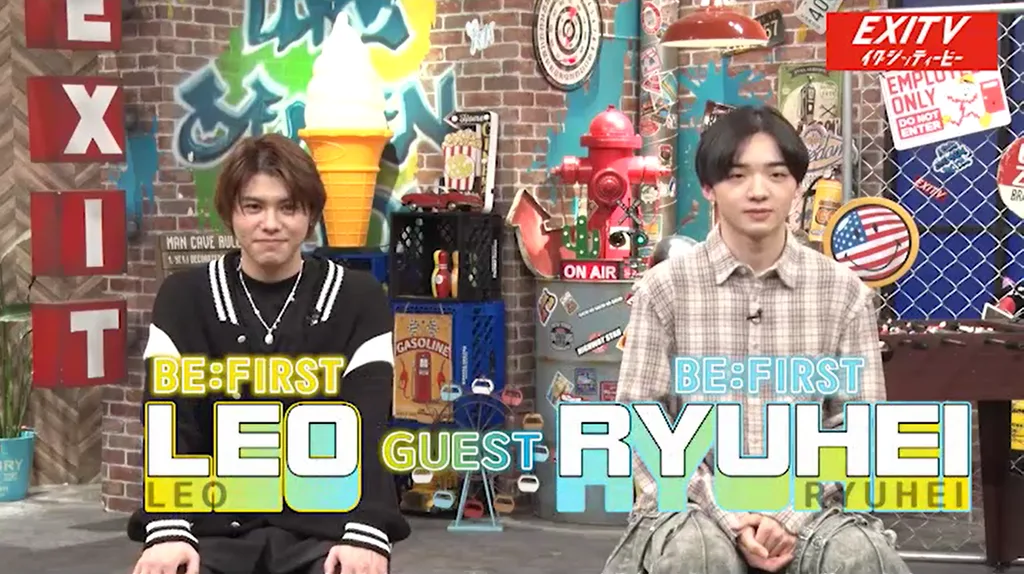 左から）BE:FIRST・LEOさん、RYUHEIさん
